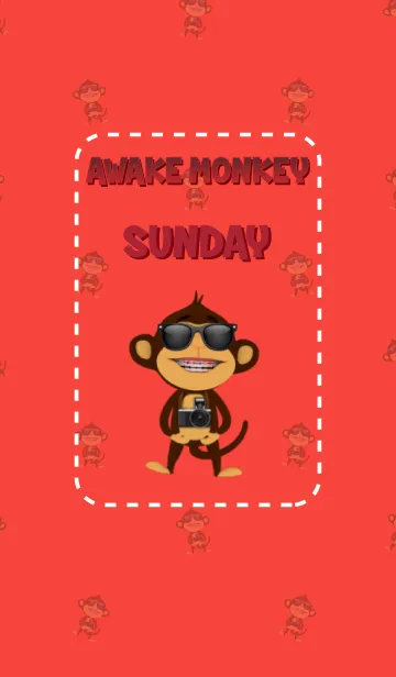 [LINE着せ替え] Awake Monkey Sundayの画像1