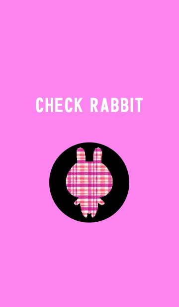 [LINE着せ替え] CHECK RABBITの画像1