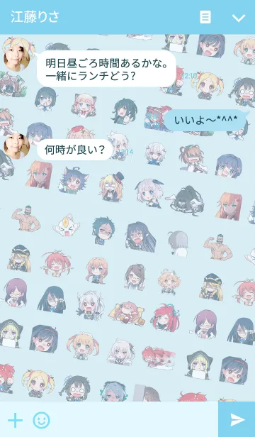 [LINE着せ替え] アンジュ・ヴィエルジュ～ガールズバトル～の画像3