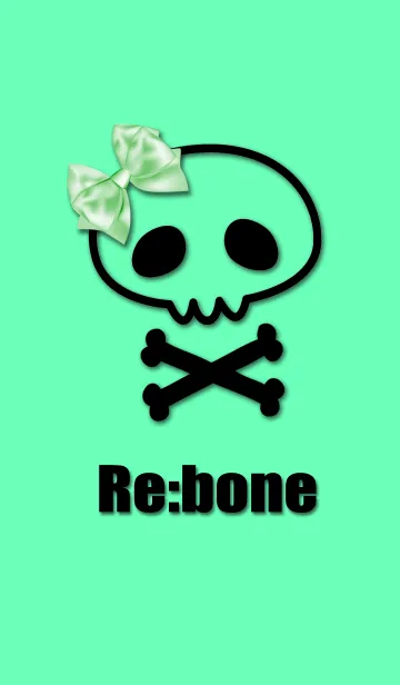 [LINE着せ替え] Re:bone【リ・ボーン】ライムグリーンの画像1