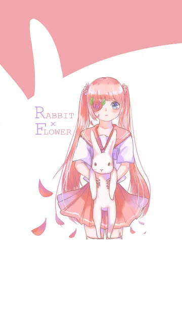 [LINE着せ替え] FLOWER and RABBITの画像1