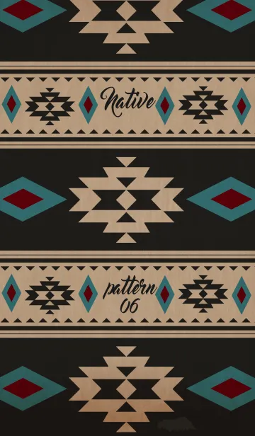 [LINE着せ替え] ネイティブ パターン06-オールド-の画像1