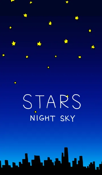 [LINE着せ替え] 手書き星空の画像1