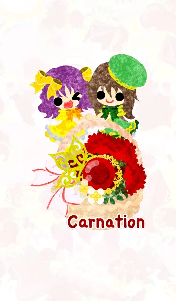 [LINE着せ替え] Carnation Girlsの画像1