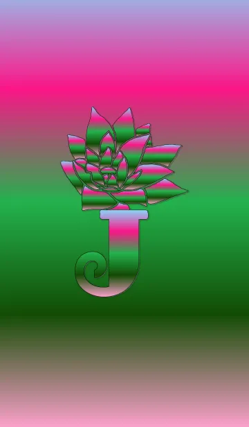 ～フラワー イニシャル J～の着せ替えメイン画像