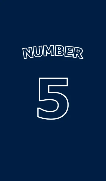 Number 5の着せ替えメイン画像