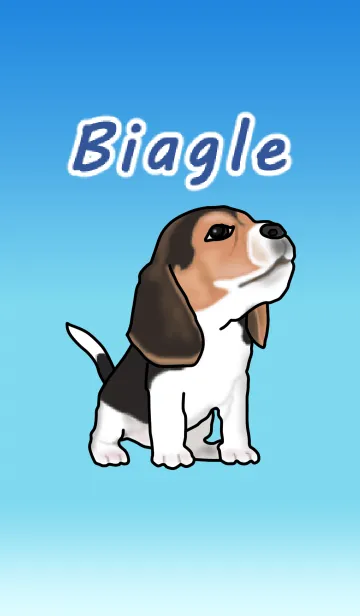 [LINE着せ替え] ビーグル犬の画像1
