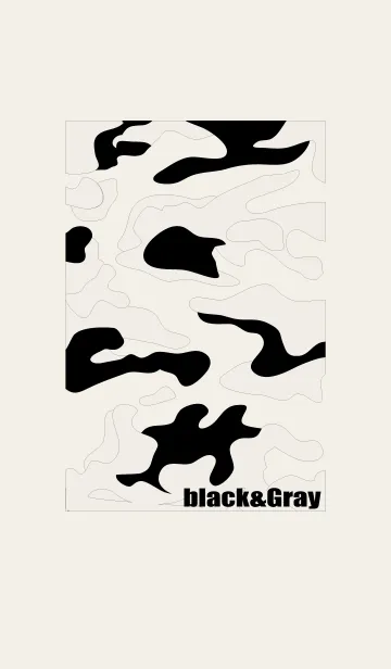 [LINE着せ替え] Black＆Gray Themeの画像1