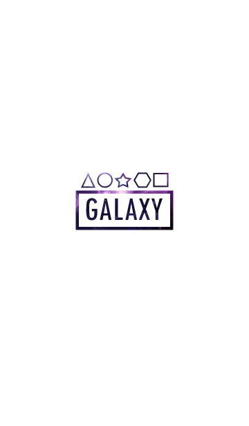 [LINE着せ替え] Simple Galaxyの画像1