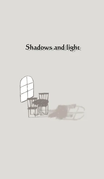 [LINE着せ替え] Shadows and lightの画像1