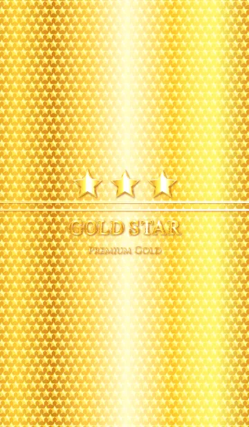 [LINE着せ替え] GOLD STAR " Premium Gold "の画像1