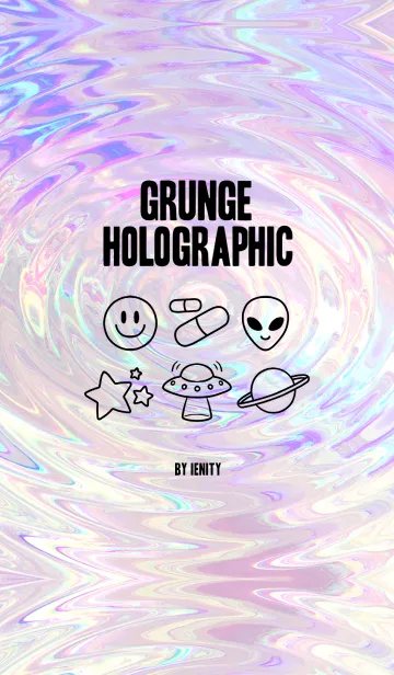 [LINE着せ替え] Holographic Grungeの画像1
