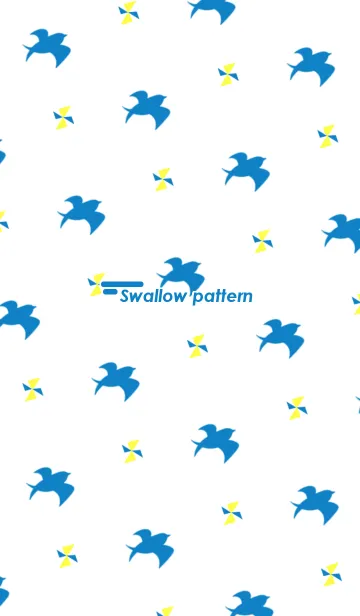 [LINE着せ替え] Swallow patternの画像1