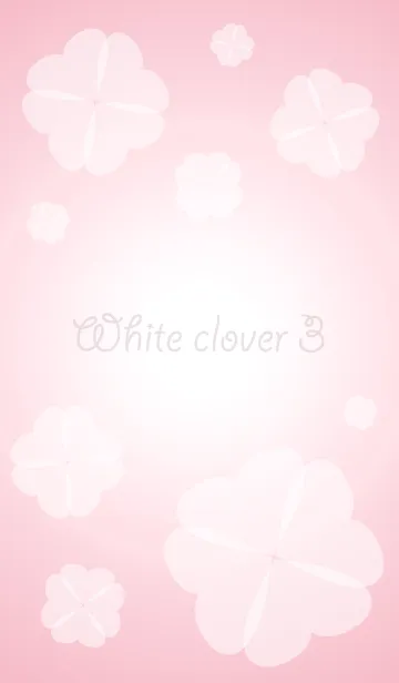 [LINE着せ替え] White clover 3の画像1