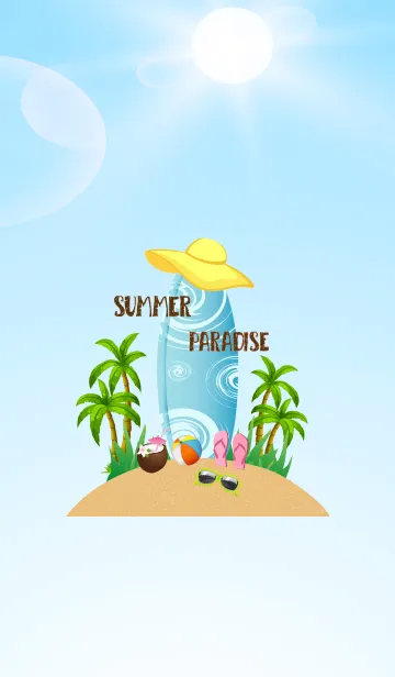 [LINE着せ替え] Summer Paradiseの画像1