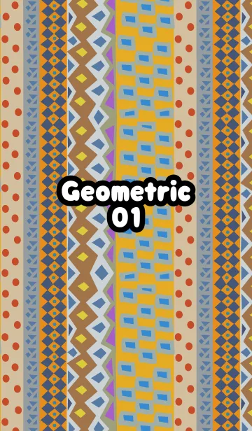 [LINE着せ替え] Geometric 01の画像1