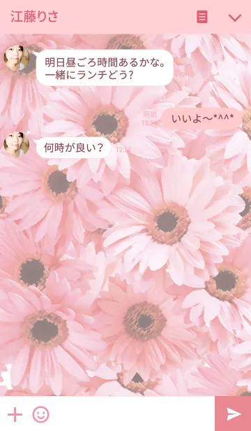 [LINE着せ替え] 綺麗なお花♪ガーベラの画像3