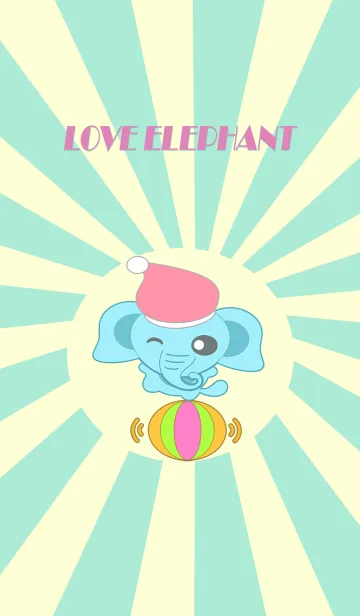 [LINE着せ替え] Love elephantの画像1