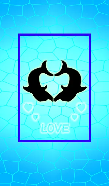 [LINE着せ替え] 愛の証(イルカ)の画像1