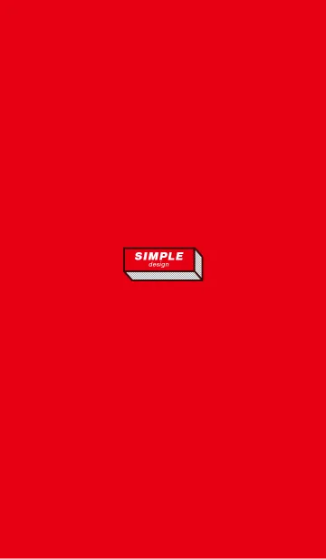 SIMPLE RED BUTTONの着せ替えメイン画像