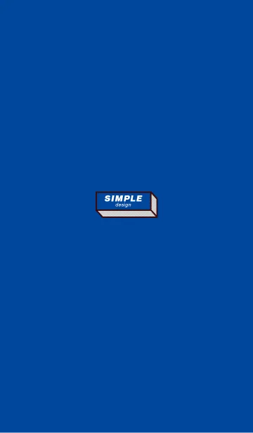 SIMPLE BLUE BUTTONの着せ替えメイン画像