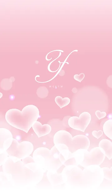 [LINE着せ替え] Initial -Y- Heartcloudの画像1