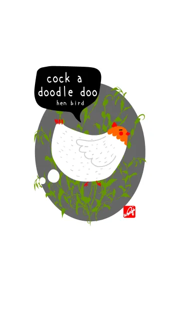 [LINE着せ替え] COCK A DOODLE DOO. hen birdの画像1