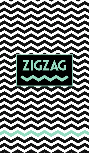 [LINE着せ替え] ZIGZAG mintの画像1