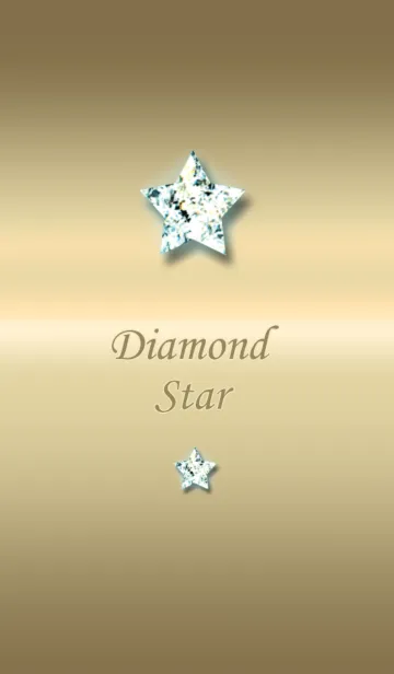 [LINE着せ替え] Diamond Star gold ver.の画像1
