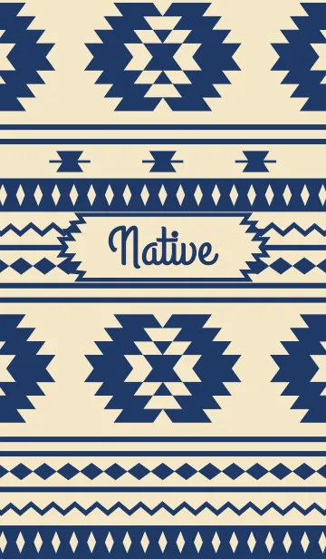 [LINE着せ替え] Native Navyの画像1