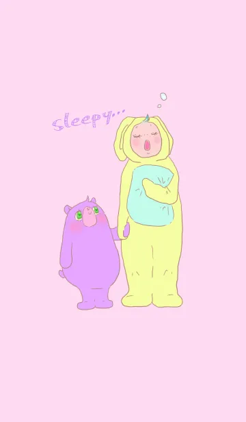 眠たい…の着せ替えメイン画像