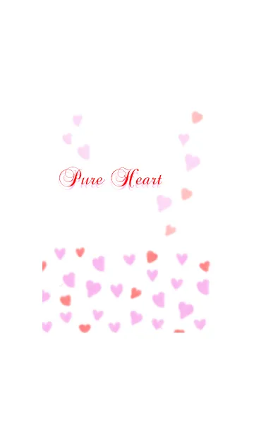 Pure Heart pink＆redの着せ替えメイン画像