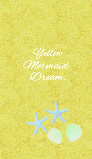 [LINE着せ替え] Yellow Mermaid Dream.の画像1