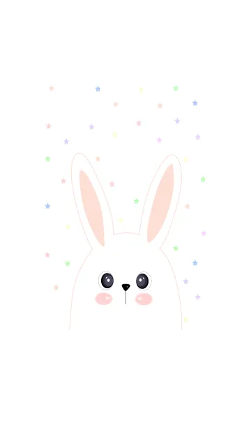 ホワイトベビーバニーの着せ替えメイン画像