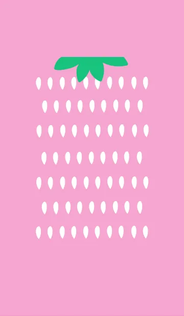 [LINE着せ替え] イチゴの世界【ピンク】の画像1