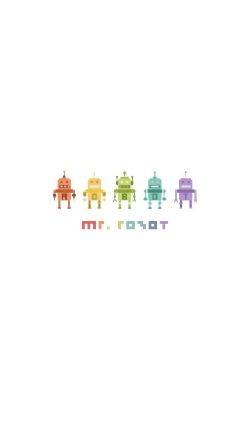 [LINE着せ替え] MR. ROBOT (COLORFUL)の画像1