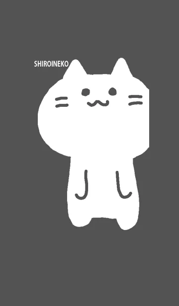 [LINE着せ替え] 白い猫の画像1
