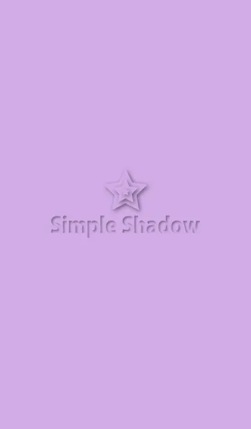 [LINE着せ替え] Simple Shadow purpleの画像1