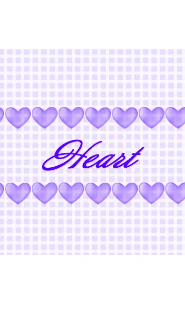 [LINE着せ替え] HEART-wisteria color-の画像1