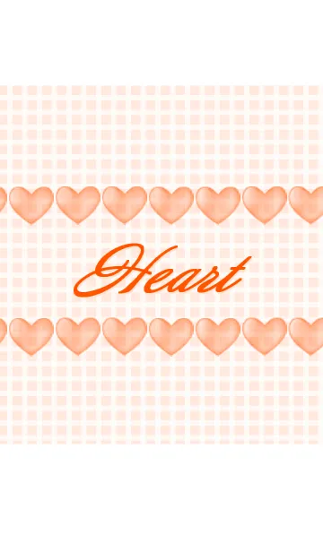 [LINE着せ替え] HEART-Sweet Orange-の画像1