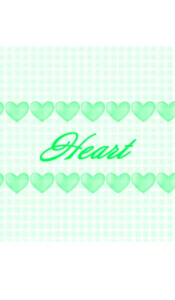 [LINE着せ替え] HEART-Honey Green-の画像1