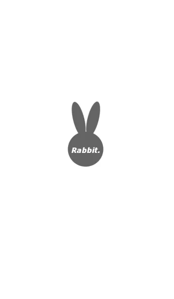 [LINE着せ替え] Grayish Rabbit.の画像1