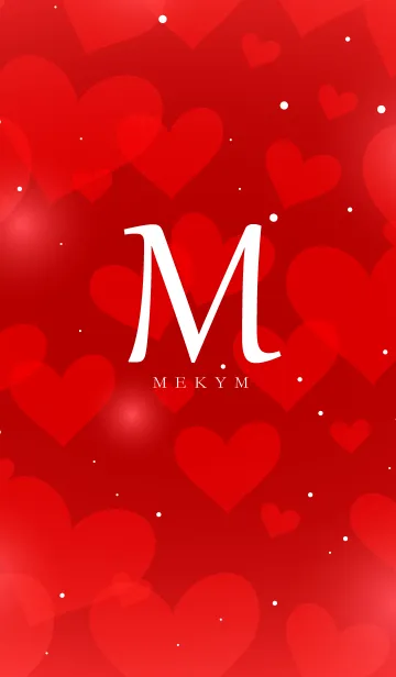 [LINE着せ替え] Initial -M- Fluffy Loveの画像1