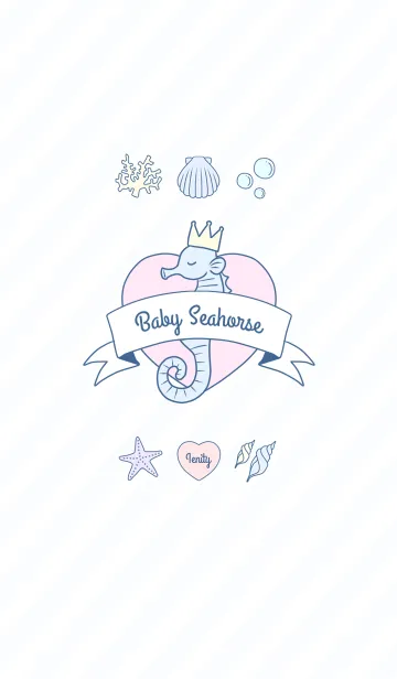[LINE着せ替え] Baby Seahorseの画像1
