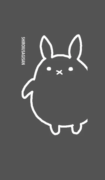 [LINE着せ替え] 白いウサギさんの画像1