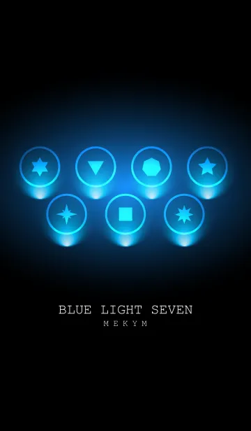 [LINE着せ替え] BLUE LIGHT SEVENの画像1
