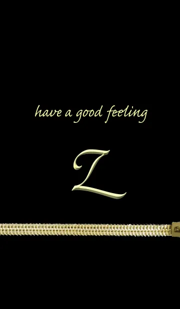 [LINE着せ替え] 大人かわいい ジッパー イニシャル for Zの画像1