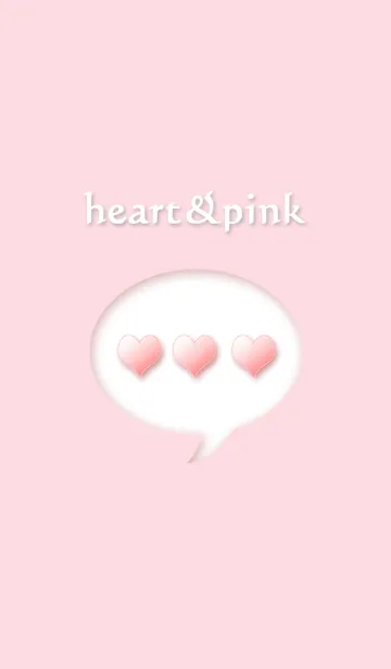 [LINE着せ替え] ハート＆ピンクの画像1
