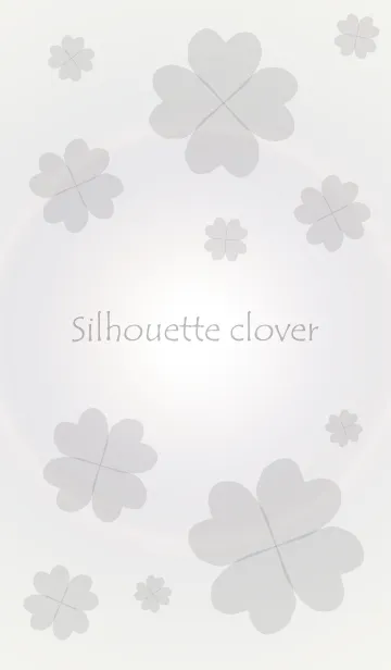 [LINE着せ替え] Silhouette cloverの画像1