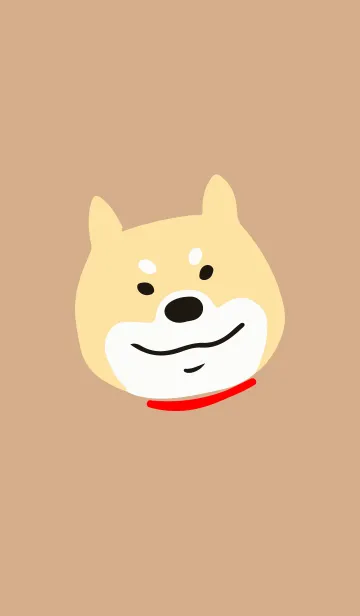 柴犬 顔だけの着せ替えメイン画像